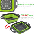 BPA Free Silicon Collapsible Colander Fruit Sieb